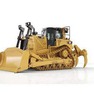 Бульдозер Caterpillar CAT D8T (США) С оборудованием для работы с отходами специально создан для использования на мусорных свалках.