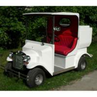 Electric catering vehicle with ice cream freezer SIC48