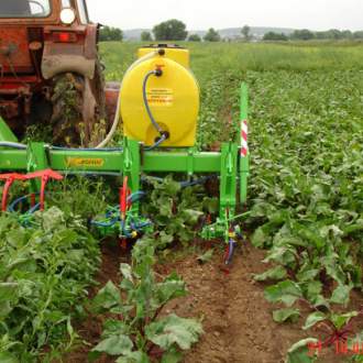 Культиватор овощной КЛ — 4.2-00 (Россия) Используется для ленточного внесения жидких удобрений и пестицидов в почву