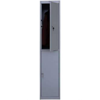 Шкаф для раздевалки металлический (локер) Промет NOBILIS AL-002 (приставная секция) Предназначен для хранения сменной одежды в производственных, спортивных и других помещениях.