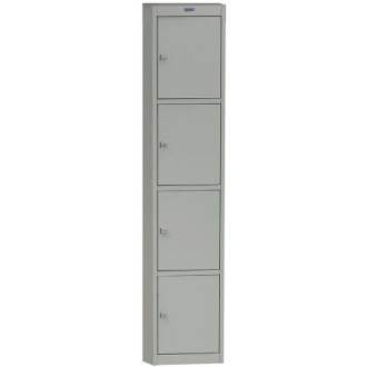 Шкаф для раздевалки металлический (локер) Промет NOBILIS AL-04 Предназначен для хранения сменной одежды в производственных, спортивных и других помещениях.