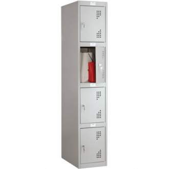 Шкаф для раздевалки металлический (локер) Промет NOBILIS NL-04 Предназначен для хранения сменной одежды в производственных, спортивных и других помещениях.