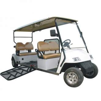 Гольфкар с местом для инвалидной коляски EAGLE EG2068T Электрический гольф-кар оборудованный местом для перевозки инвалидной коляски.