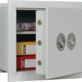Встраиваемый сейф FORMAT WEGA-30-380 CL Предназначен для хранения документов и ценностей дома или в офисе. Габариты: 430х490х383 мм.