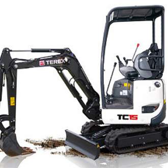 Мини экскаватор Terex TC15 (Германия) Предназначен для того, чтобы выделяться в самых стеснённых и наиболее требовательных рабочих условиях.