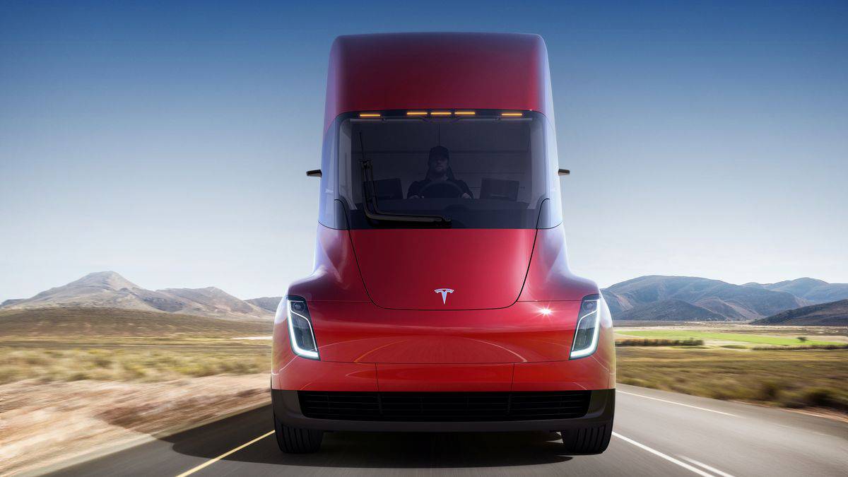 Купить Грузовой электромобиль Tesla Semi Truck (США) недорого в 1prof.ru