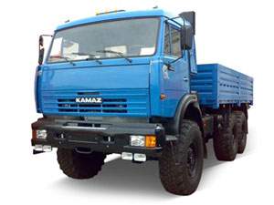 Бортовой автомобиль КАМАЗ 43114-015-15 КАМАЗ-43114 - полноприводный 3-х осный автомобиль имеющий высокие показатели проходимости. Автомобиль модели 43114 производится как бортовой грузовик и шасси для монтажа спецнадстроек. Высокой популярностью пользуется фургон «кунг» для размещения различного оборудования смонтированный на шасси КАМАЗ-43114. Так же на шасси КАМАЗ-43114 устанавливаются спецнадстройки - автоцистерна, АРОК с гидроманипулятором, площадка с роспуском для транспортировки леса или труб и т.д.. Высокие внедорожные качества, недорогая цена и неприхотливость грузовика КАМАЗ-43114 позволяют использовать его в экстремальных дорожных условиях, что нашло применение в нефтегазовой отрасли и вооруженных силах.