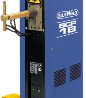 Аппарат контактной сварки BLUE WELD BCP 18 (Италия) Трёхфазный сварочный аппарат точечной сварки колонного типа с подвижным рычагом и встроенными тиристорами синхронного управления. 