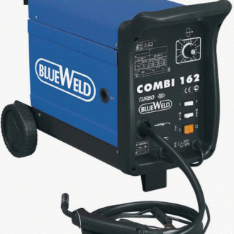 Выпрямитель MIG/MAG BLUE WELD COMBI 162 TURBO (Италия) Диаметр проволоки без газа (min/max): 0,8/1,2, максимальная мощность: 3,7 кВт.