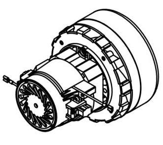Всасывающая турбина, 230В, 2-стадийная, периферическая, для TT 