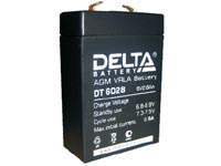 Аккумуляторная батарея Delta DT 6028 6 В, 2.8 Ач, технология AGM.
