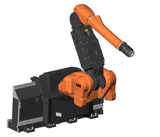 Промышленный робот ABB IRB 5400 (Швейцария) Точность в окраске, низкое потребление красок
